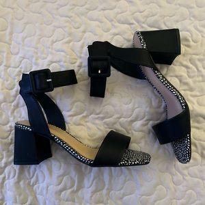 CL by Laundry Black Sandal